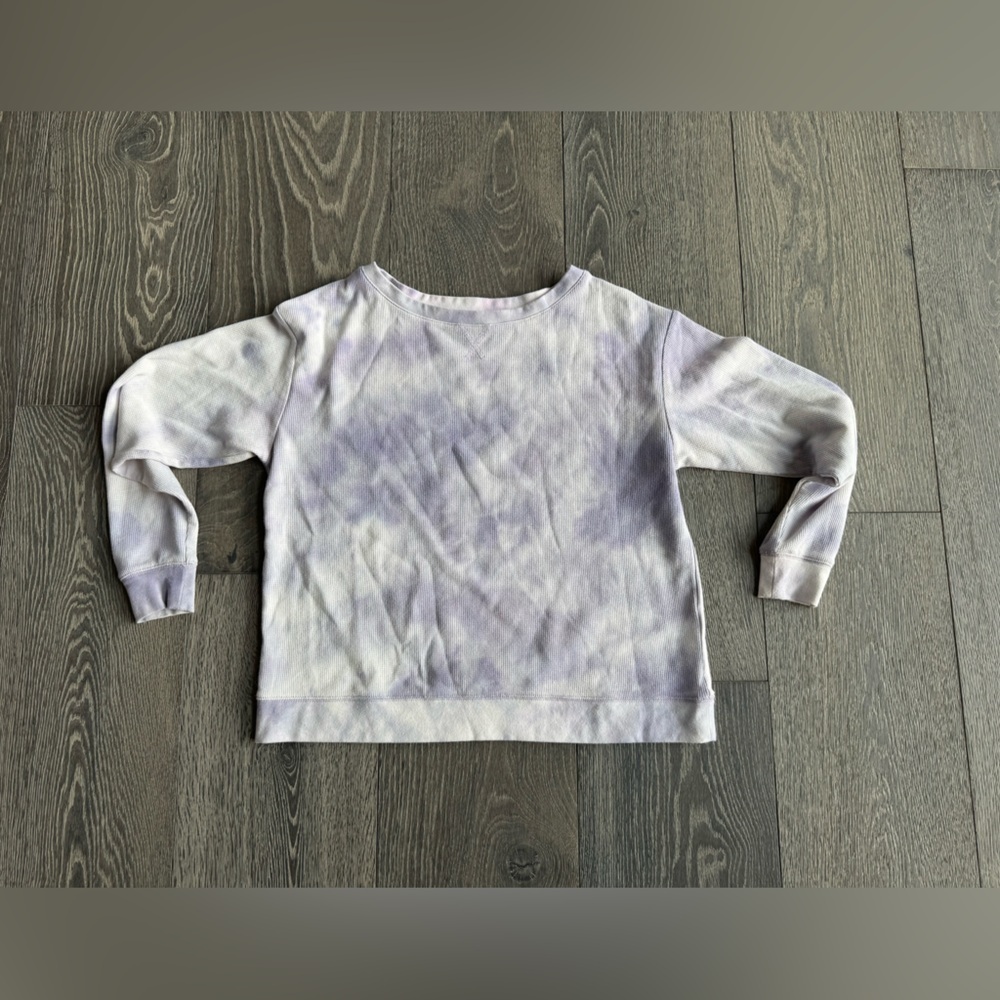 Splendid Waffle Henley in Tie Dye Size Small